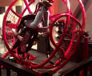 Exciting and portable mobile mechanical hard ride. The Gyro Extreme